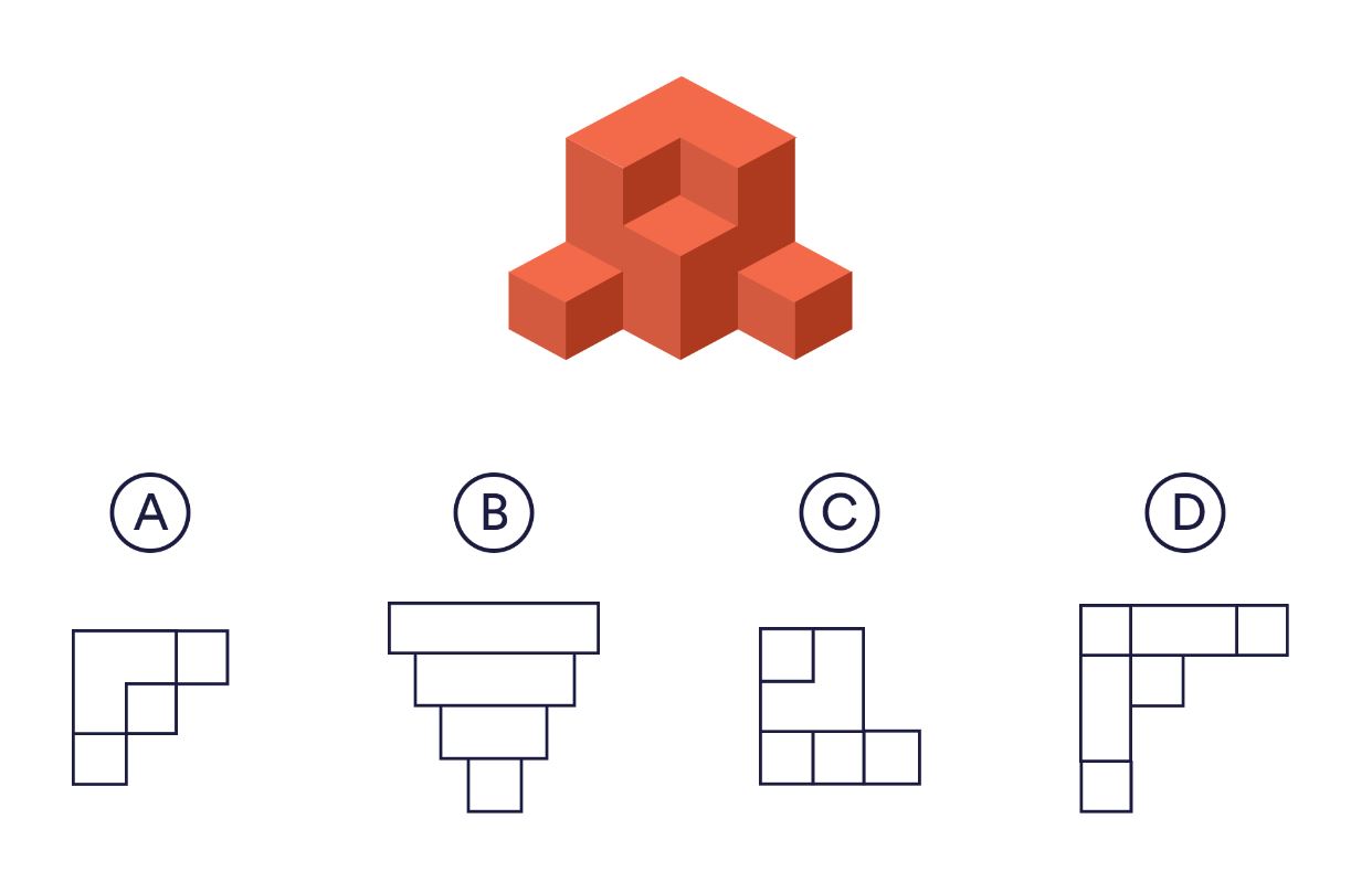 Example of Spatial Reasoning Test Questions and The Answers